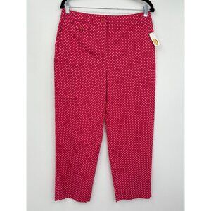 Talbots Pink Polka Dot Capris